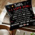 Sister I Love You Quote Pillow